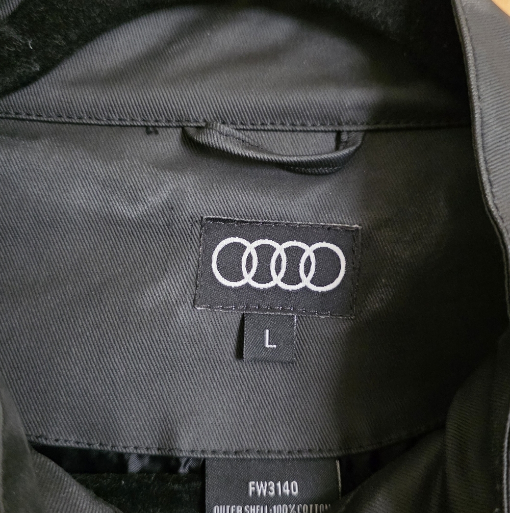 Men's Audi Black Racing Jacket - Picture 3 of 6